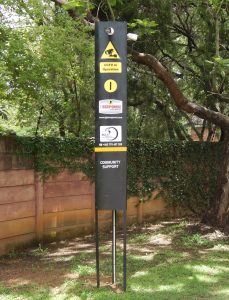 CCTV SYSTEM STREET WATCH TOWER 3 Cameras MAX, IP WizSense Smart Cameras Nearest Internet Point 100m