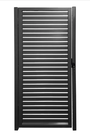 PEDESTRIAN GATE SLATTED 5cm DACOMB 900mm X 2100mm, 50mm X 50mm and 50mm X 25mm WITH 5 LEVER LOCK