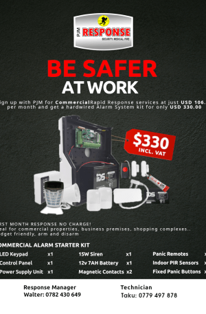 Commercial Alarm Starter Kit & Response Combo | Free 1st Month | PJM Security Installations