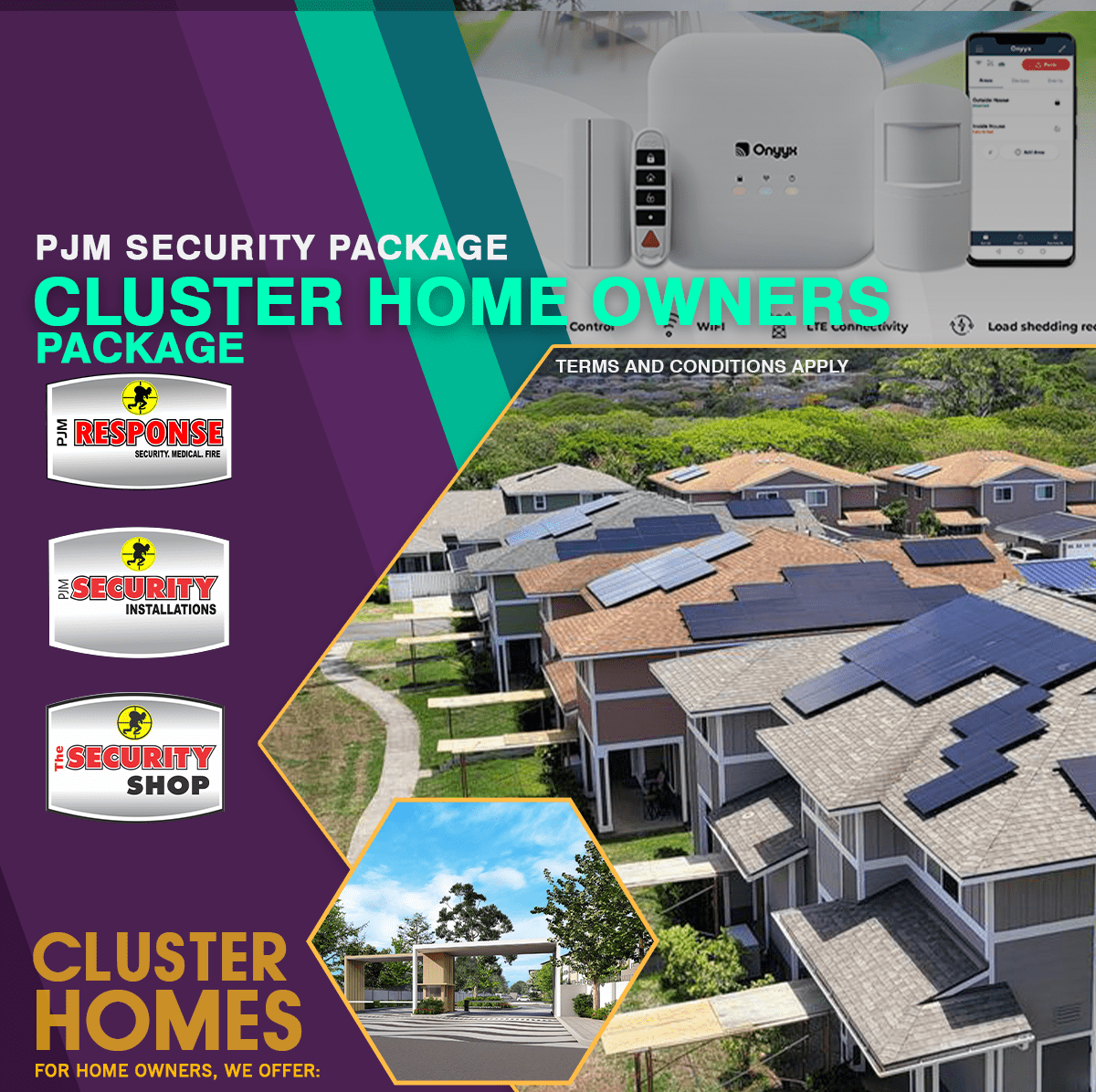 Enhance Security Across Your Residential, Commercial, or Business Complex The PJM Community Panic Alarm System provides an immediate and reliable method for residents, tenants, shop owners, and businesses to summon assistance during an emergency. Each standard installation includes: 1 x Fixed Panic Button per unit 1 x Remote Wireless Panic Button per unit Central Guard Room Base Station Alarm indication displaying the specific unit, house, shop, or office number requiring assistance Professional installation (subject to site survey) The Guard Room Base Station instantly identifies the location of the alarm activation, enabling security personnel to respond quickly and efficiently to the correct unit. This system is ideal for: Residential housing complexes Townhouse developments Shopping centres Industrial parks Business parks Office complexes When a panic alarm is activated, the signal is transmitted directly to the on-site security guard room, where the exact unit number is displayed. Security personnel can immediately investigate and provide assistance. For enhanced protection, the system may also be linked to PJM Response. In addition to the on-site security team responding, PJM Response can provide professional backup services including: Security Response Medical Emergency Response Fire Emergency Response The system is designed to grow with your requirements and is expandable from small installations up to 500 individual units, making it suitable for developments of all sizes. Whether you are a homeowner, tenant, retailer, property manager, or business owner, the PJM Community Panic Alarm System provides an additional layer of security and peace of mind for your community. Standard Package 12 Units Optional PJM Response Monitoring The system may be connected to PJM Response's 24-hour Control Room for additional monitoring and emergency dispatch services. A recurring monthly monitoring and response fee will apply and is calculated according to the number of units connected to the system. For further information or to arrange a site survey, please contact PJM Response. Visit: www.pjmresponse.com System design, equipment specification, installation requirements, and final pricing are subject to site survey and operational requirements. "One Press. One Location. One Immediate Response."
